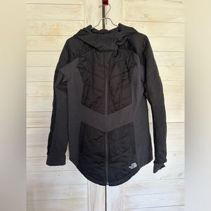 The North Face Womens Pseudo Black/Gray Jacket Size Medium EUC